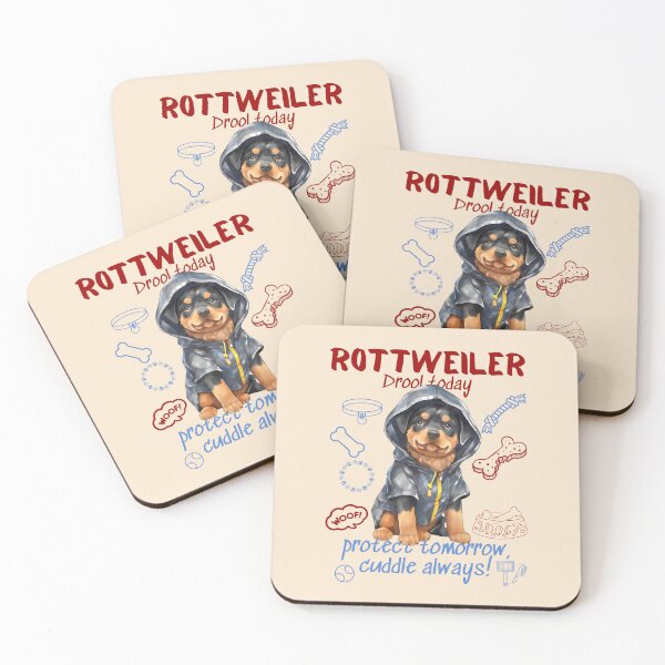 Item preview, Rottweiler : drool today, protect tomorrow, cuddle always designed and sold by Peerless-Prime.
