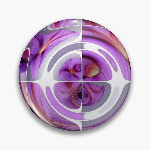Item preview, Fantastic Fisheye Distorted Collage Red and Lilac  designed and sold by taiche.