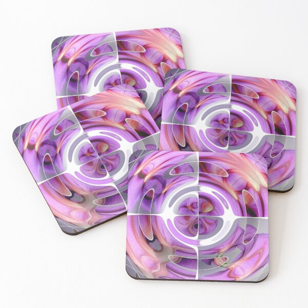 Item preview, Fantastic Fisheye Distorted Collage Red and Lilac  designed and sold by taiche.