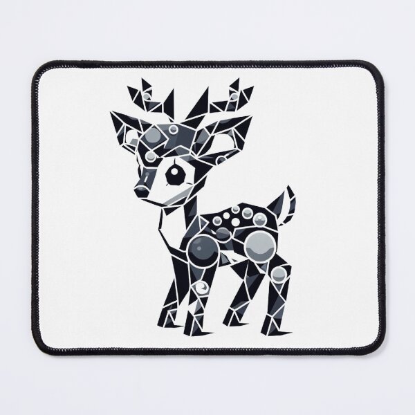 Item preview, Geometric Deer Art | Minimalistic Illustrator Chibi Design designed and sold by NipponLifestyle.