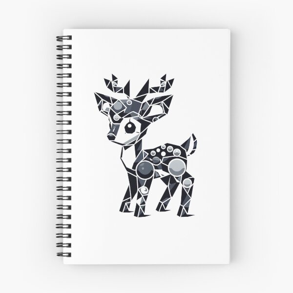 Item preview, Geometric Deer Art | Minimalistic Illustrator Chibi Design designed and sold by NipponLifestyle.