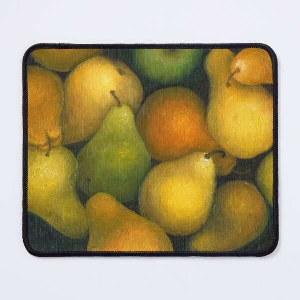 Item preview, Golden pears, close-up original oil painting from nature designed and sold by VioDeSign.