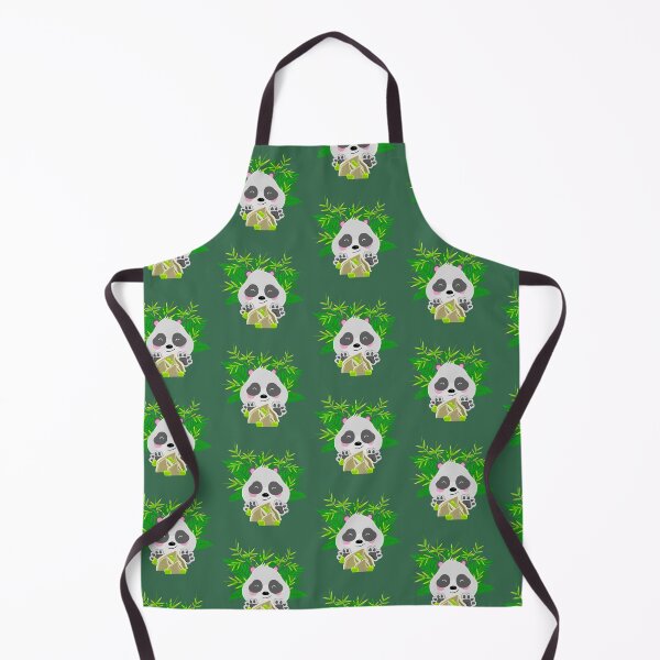 Item preview, A panda in tropical leaves and bamboo hides behind stones. designed and sold by KOSARTbyDiana.