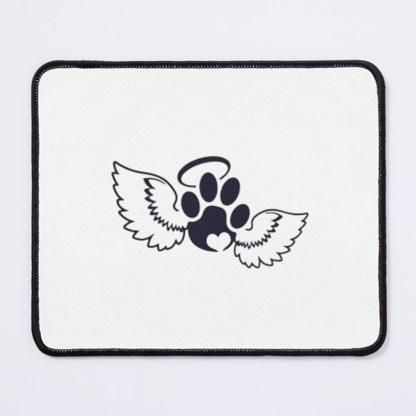 Item preview, Memorial Dog Cat Paw Print Loving Memory Glowforge Laser Tattoo Design Digital designed and sold by ridhifashion.