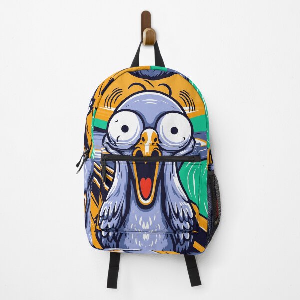Item preview, A pigeon parody of Munch's scream designed and sold by AnnArtshock.