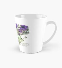 Lila Mohnblumen Tasse (groß)