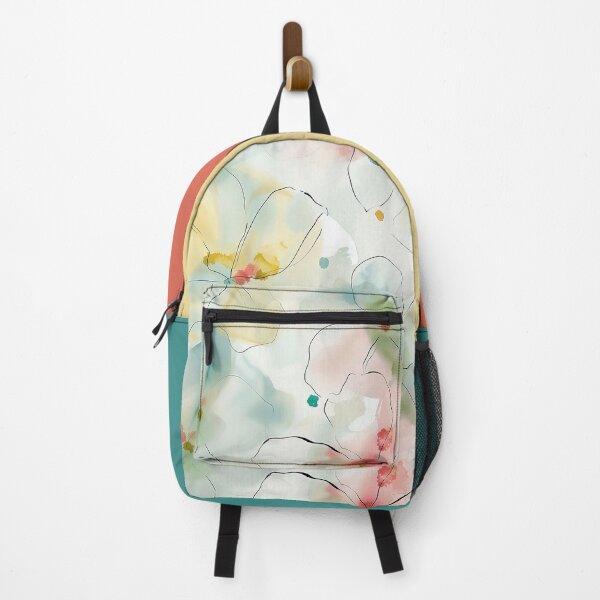 Item preview, Pastel Blossoms Backpack designed and sold by trendteezstore.