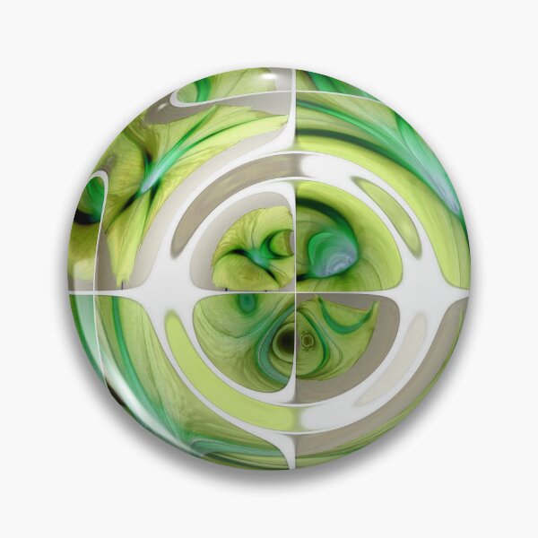 Item preview, Fantastic Fisheye Distorted Collage Lime and Green designed and sold by taiche.