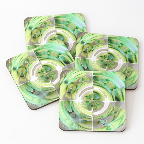 Item preview, Fantastic Fisheye Distorted Collage Lime and Green designed and sold by taiche.