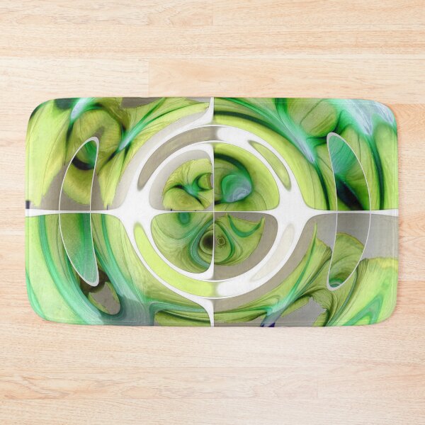 Item preview, Fantastic Fisheye Distorted Collage Lime and Green designed and sold by taiche.