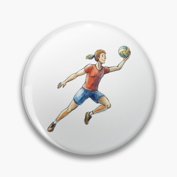 Item preview, Volleyball Olympic Spirit Sticker designed and sold by TroveVault.