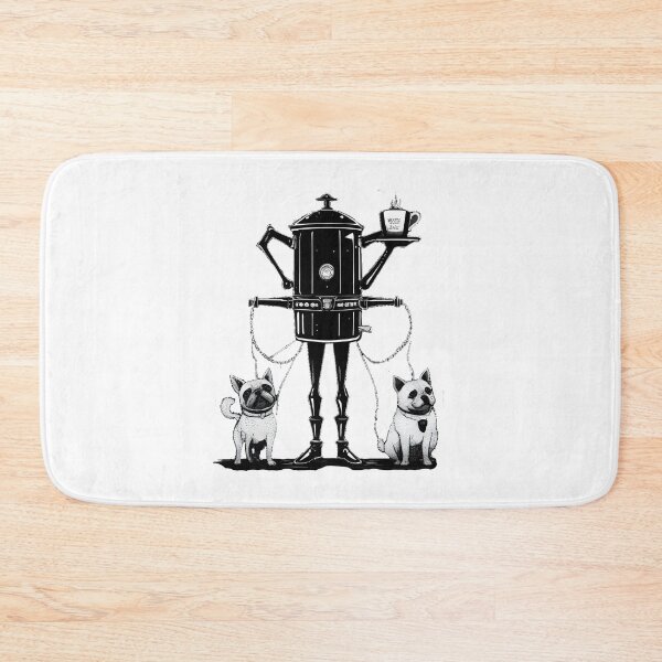 Item preview, Absurd dog walking with a humanoid-robot-coffee-maker I designed and sold by abnormitee.