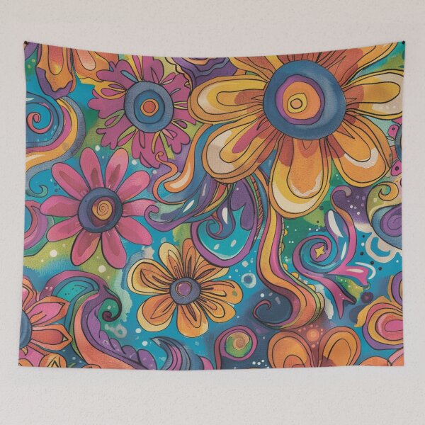 Item preview, Floral pattern. Colorful flowers. Hippie designed and sold by MagelliShop.