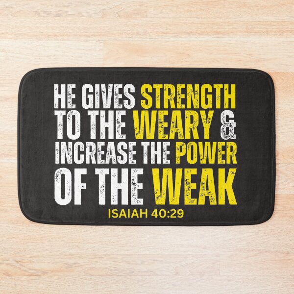 Item preview, Isaiah 40:29 | He gives strength to the weary designed and sold by UnboundFull.
