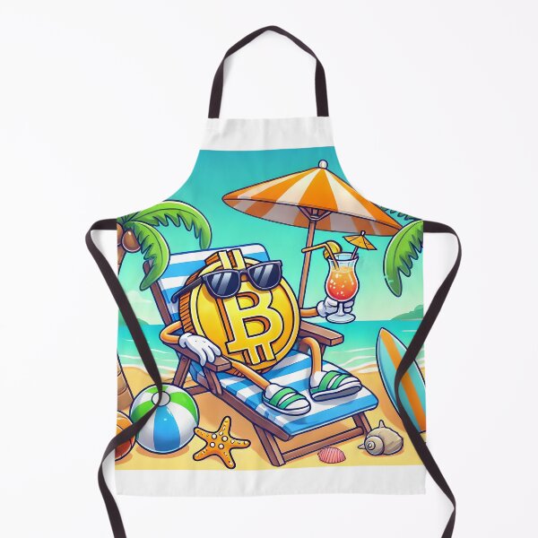 Item preview, Bitcoin BTC Crypto Lifestyle - Relaxing on a sunbed designed and sold by NoCompetition.