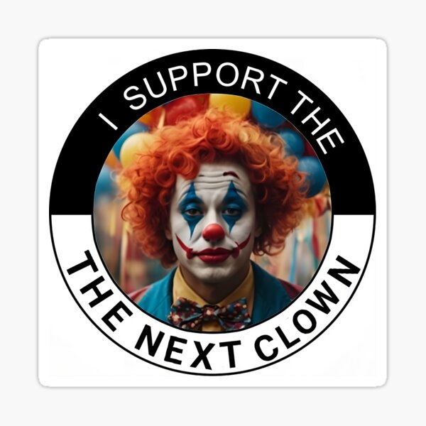 Item preview, I support next clown designed and sold by Shikrolao.