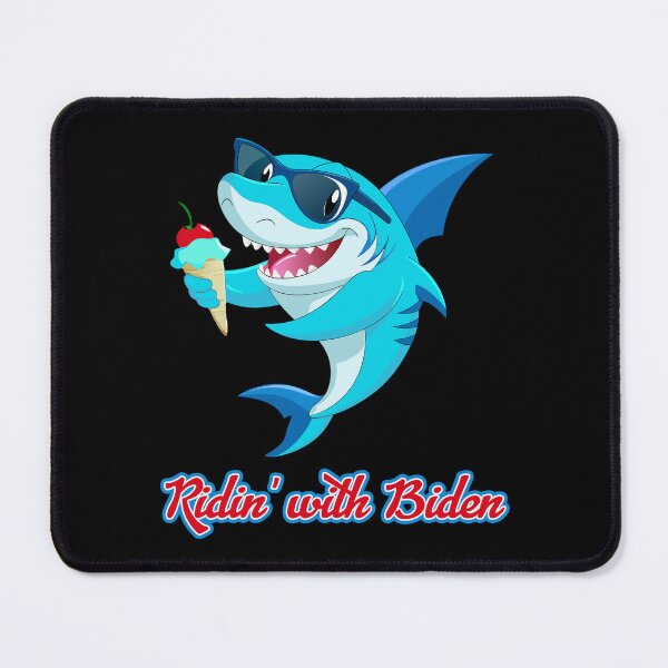 Item preview, Dark Brandon Shark eating icecream - Ridin with Biden designed and sold by Thelittlelord.