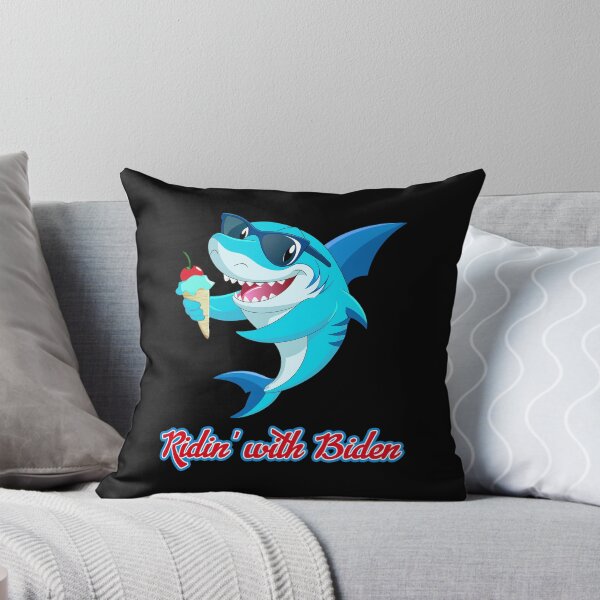 Item preview, Dark Brandon Shark eating icecream - Ridin with Biden designed and sold by Thelittlelord.