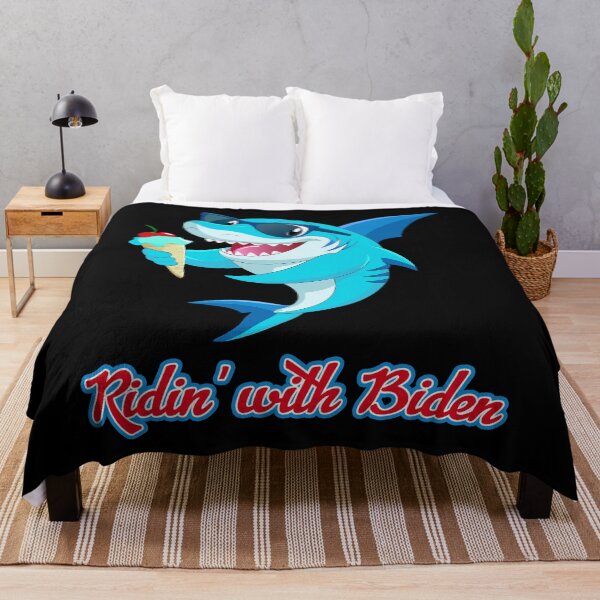Item preview, Dark Brandon Shark eating icecream - Ridin with Biden designed and sold by Thelittlelord.