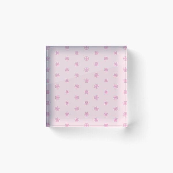 Item preview, Geometric Dusky Rose Lilac Sachet Suns On Pink Marshmallow designed and sold by Triplicate Limited.