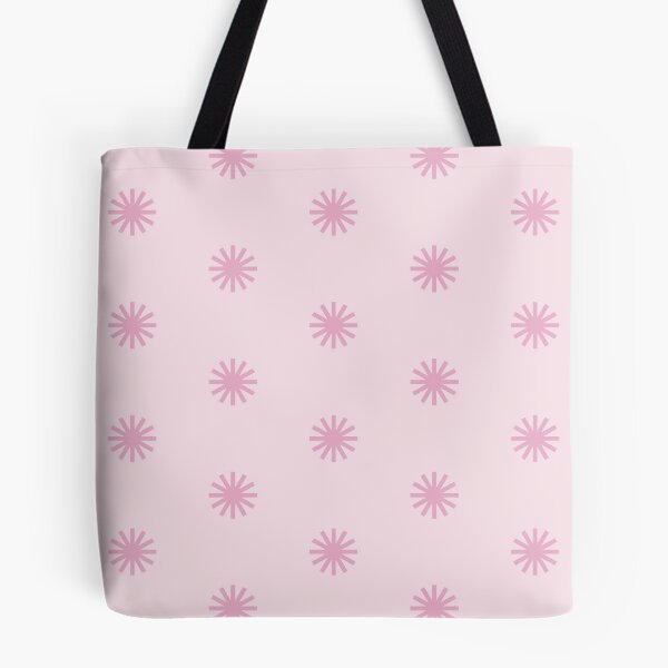 Item preview, Geometric Dusky Rose Lilac Sachet Suns On Pink Marshmallow designed and sold by Triplicate Limited.