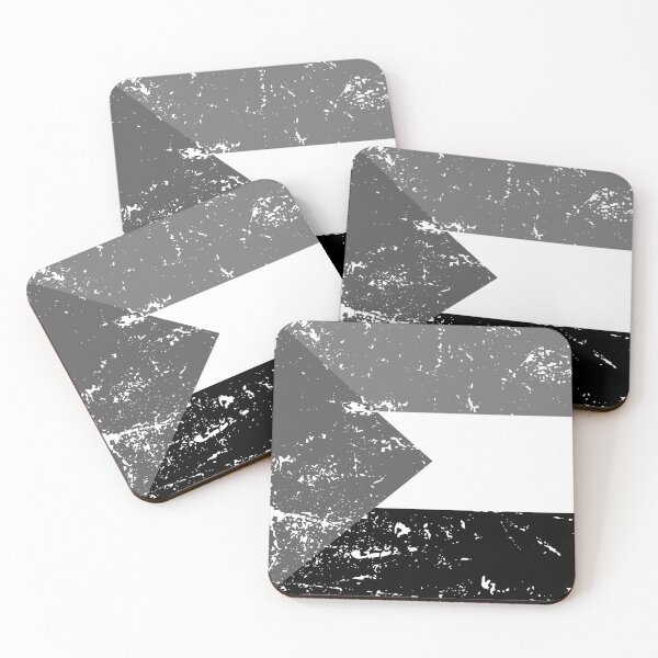 Item preview, Sudan Black and white flag vintage finish designed and sold by Starstacks.