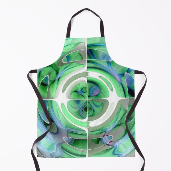Item preview, Fantastic Fisheye Distorted Collage Blue and Turquoise designed and sold by taiche.