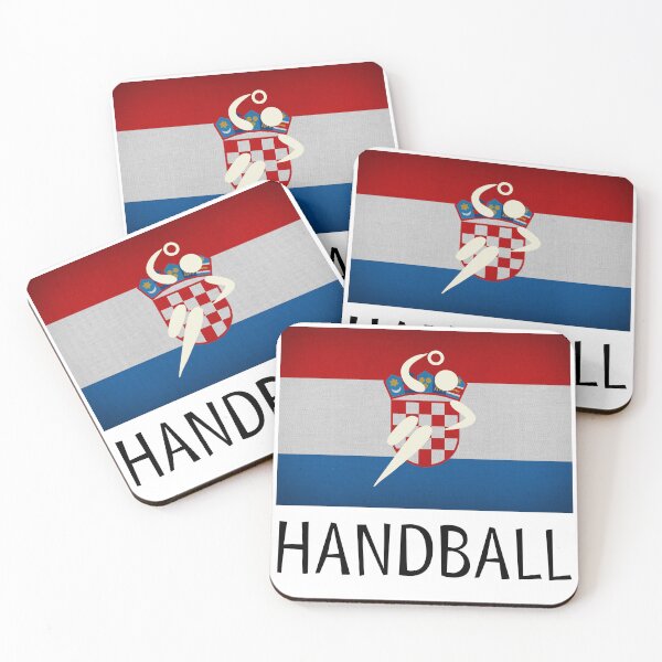 Item preview, European Team Handball Basic Sport Design Croatia Flag Series designed and sold by Felipe G Studio.