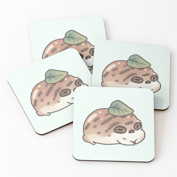 Item preview, Cute rainfrog with leaf hat designed and sold by Artofmayara.