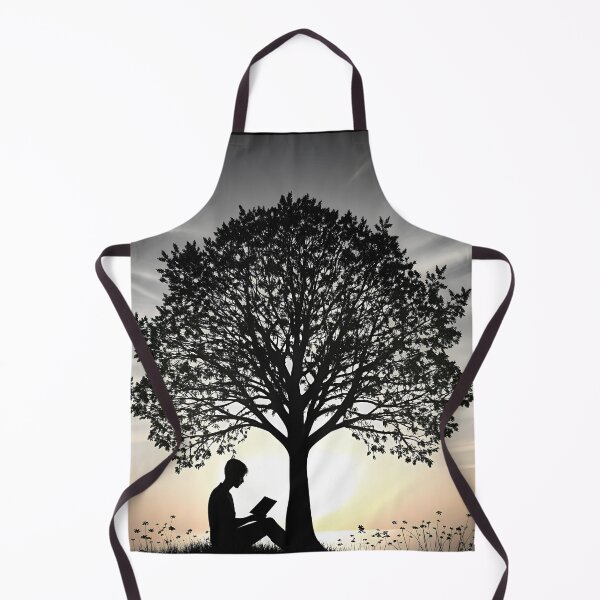 Item preview, Reader Silhouette Under a Majestic Tree designed and sold by Itsheartshop.