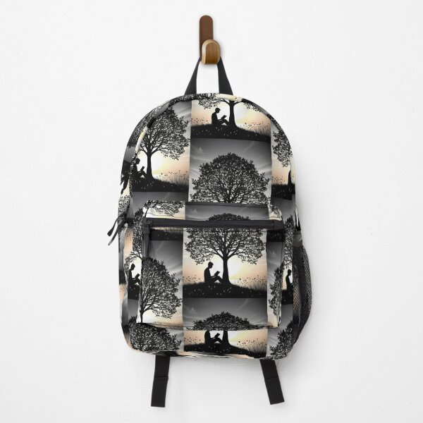 Item preview, Reader Silhouette Under a Majestic Tree designed and sold by Itsheartshop.