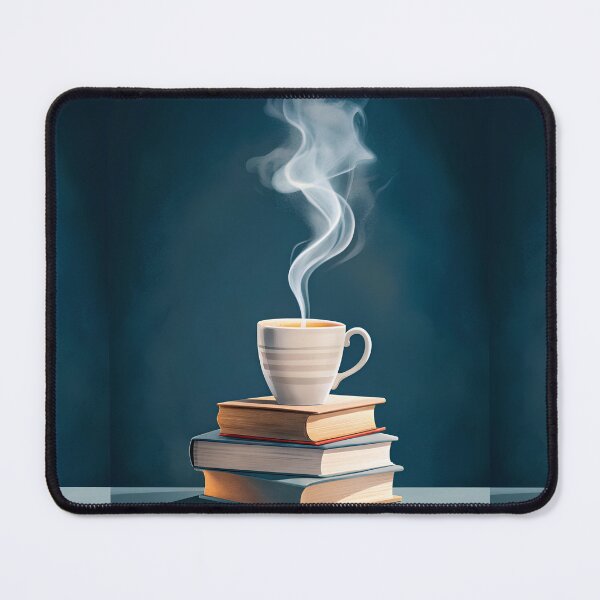 Item preview, Cozy Coffee and Books Illustration designed and sold by Itsheartshop.
