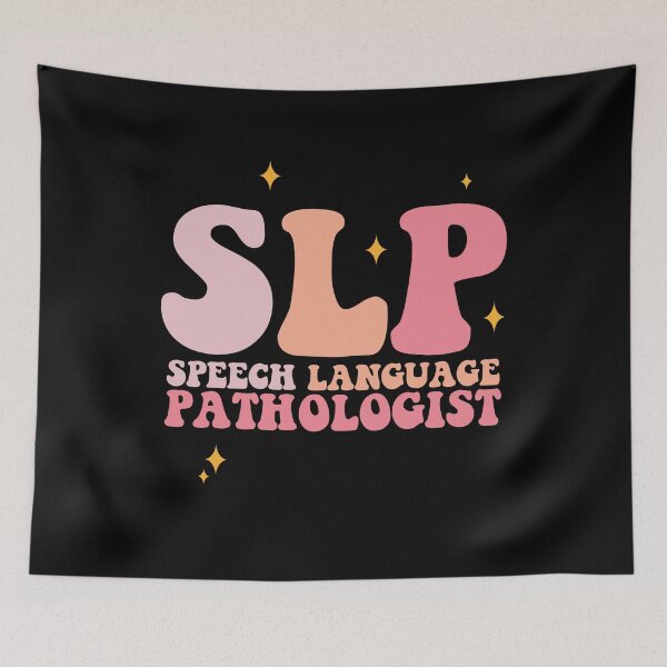 Item preview, SLP Speech Language Pathology Groovy Wavy designed and sold by coffeedoffy.