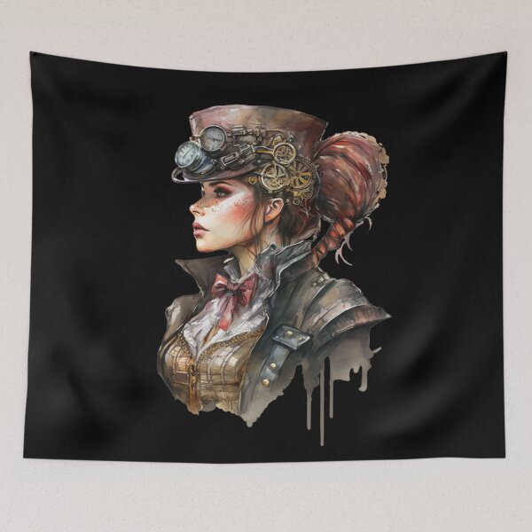 Item preview, Steampunk Woman  designed and sold by Wild Blue Designs NZ.