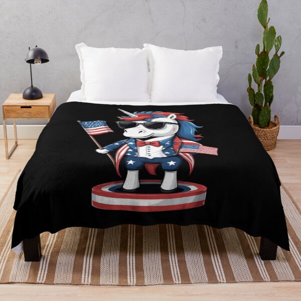 Item preview, Patriotic American Unicorn 4th Of July Fun designed and sold by LuminOrb.