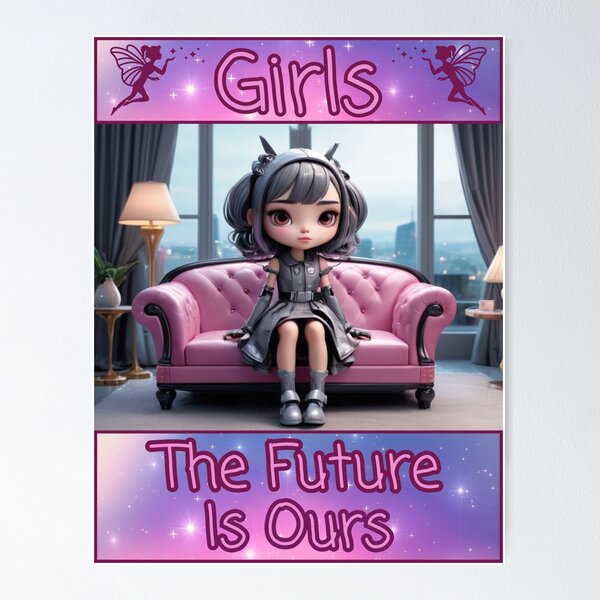 Item preview, "Empowered Gothic Girls: The Future is Ours" designed and sold by ruthoarabia.