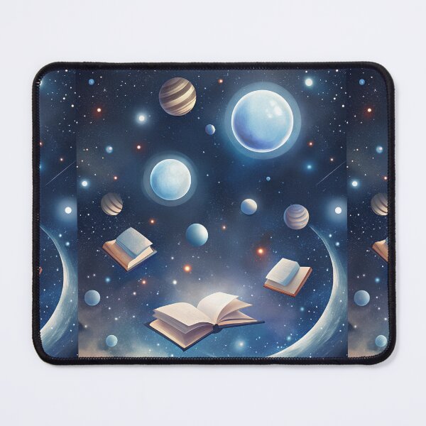 Item preview, Floating Books in Galaxy designed and sold by Itsheartshop.