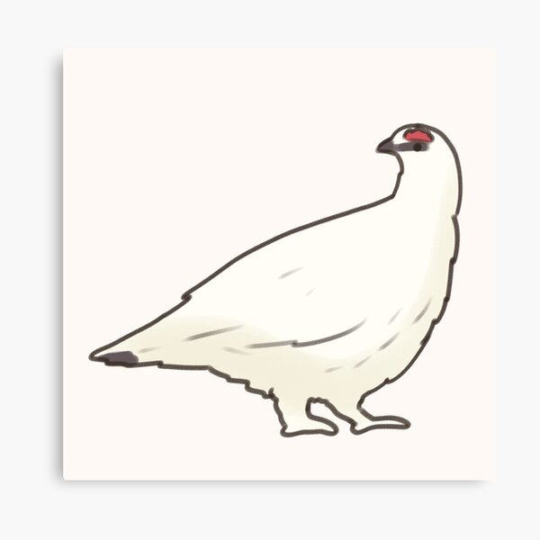 Item preview, Rock Ptarmigan illustration  designed and sold by Artofmayara.