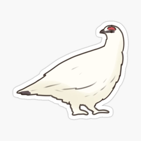 Item preview, Rock Ptarmigan illustration  designed and sold by Artofmayara.
