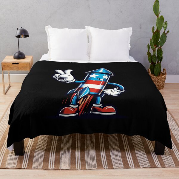 Item preview, Vintage Fireworks Mascot 4th Of July Memorial Day designed and sold by LuminOrb.