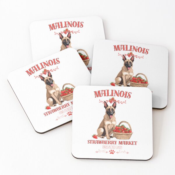 Item preview, Coquette Aesthetic Dog Strawberry market paws picked daily sweet and freesh fruits belgian malinois designed and sold by GoodyPaws.