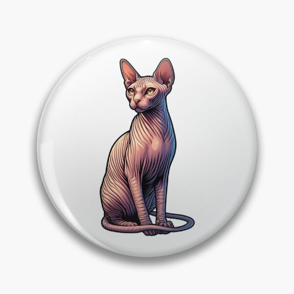 Artikelvorschau, Sphinx-Katzenaufkleber 1 entworfen und verkauft von REDCATWWW.