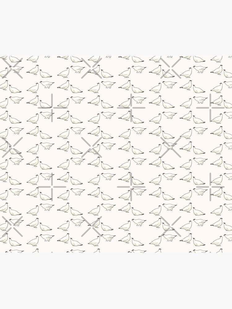 Thumbnail 6 of 6, Throw Blanket, Rock Ptarmigan pack designed and sold by Artofmayara.
