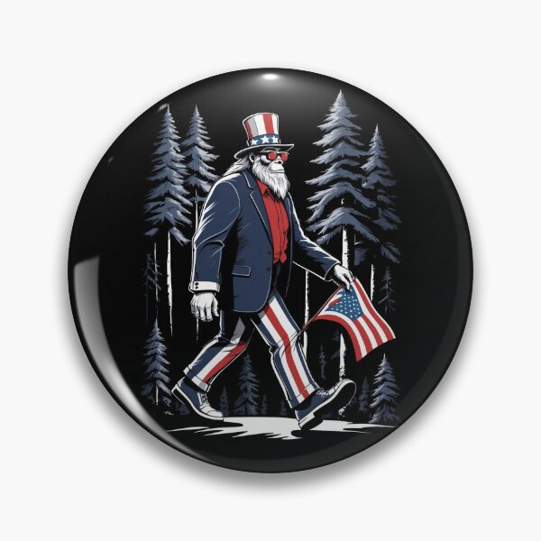 Artikelvorschau, Patriotischer Amerikanischer Bigfoot 4th Juli entworfen und verkauft von LuminOrb.