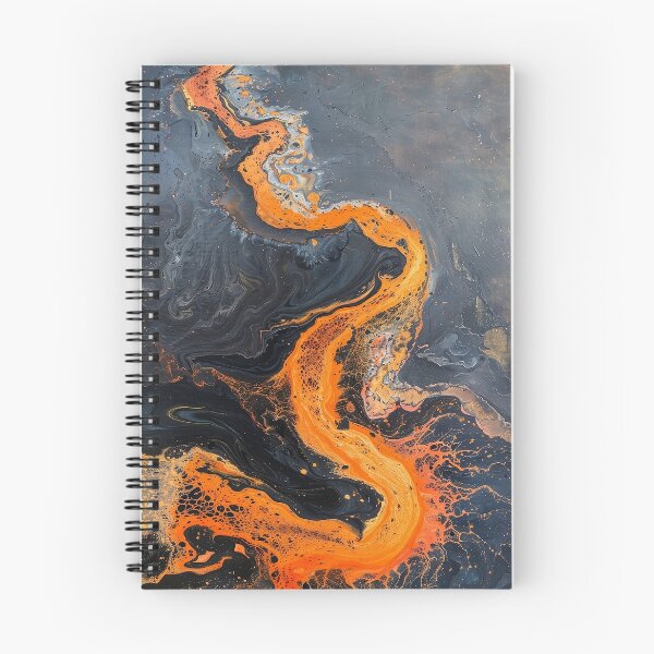 Item preview, Abstract Fiery River Art designed and sold by Guesso.