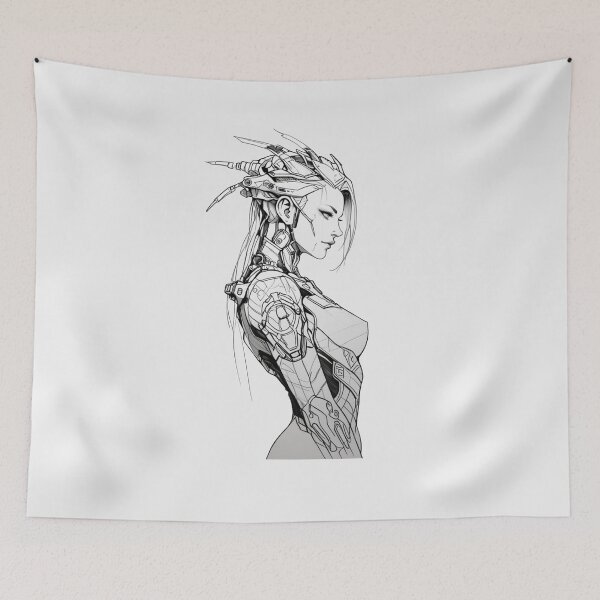 Item preview, Chica cyborg designed and sold by ArtCraftLab.