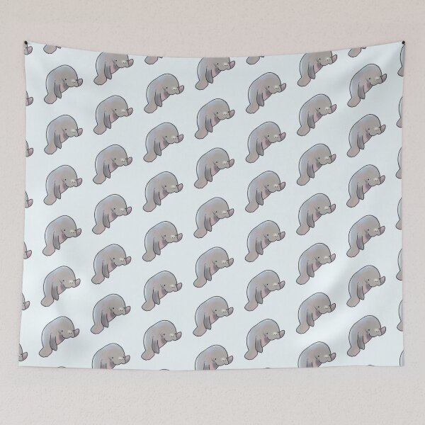 Item preview, manatee illustration designed and sold by Artofmayara.