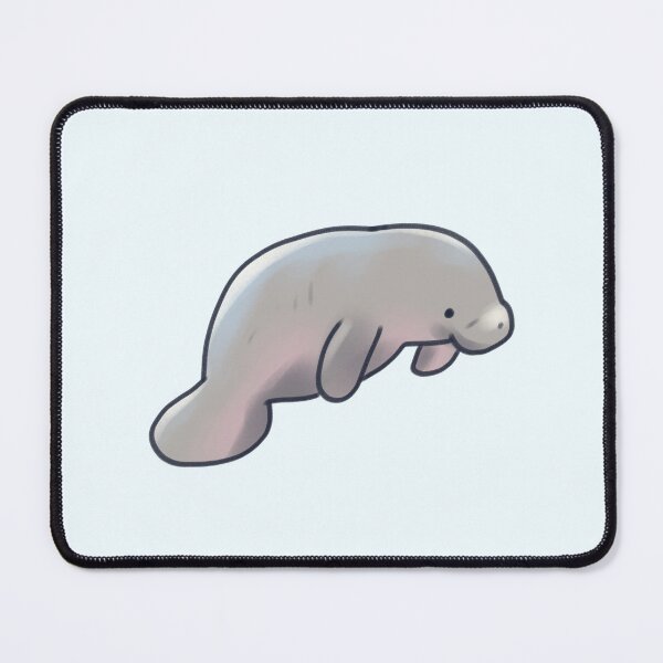 Item preview, Cute manatee illustration  designed and sold by Artofmayara.