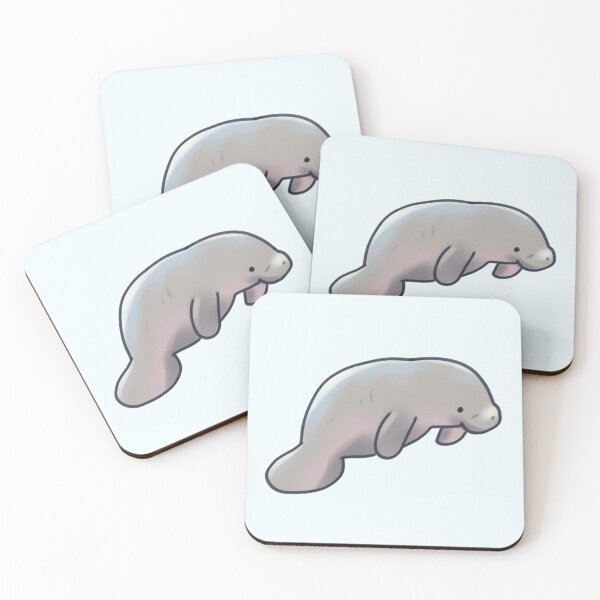 Item preview, Cute manatee illustration  designed and sold by Artofmayara.