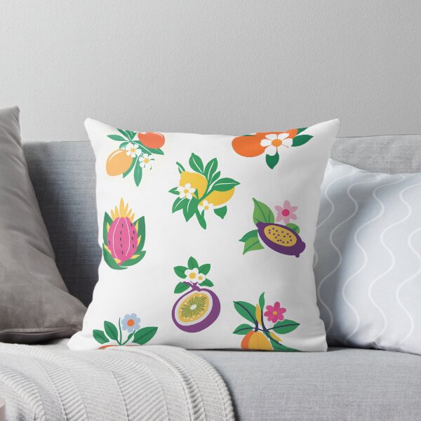 Item preview, Conjunto de pegatinas de frutas tropicales, patrón designed and sold by coloursforkids.